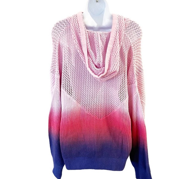 Spiritual Gangster Amar Meshed Up Ombré Tie Dye Hoodie Sweatshirt Size Medium - Picture 2 of 12